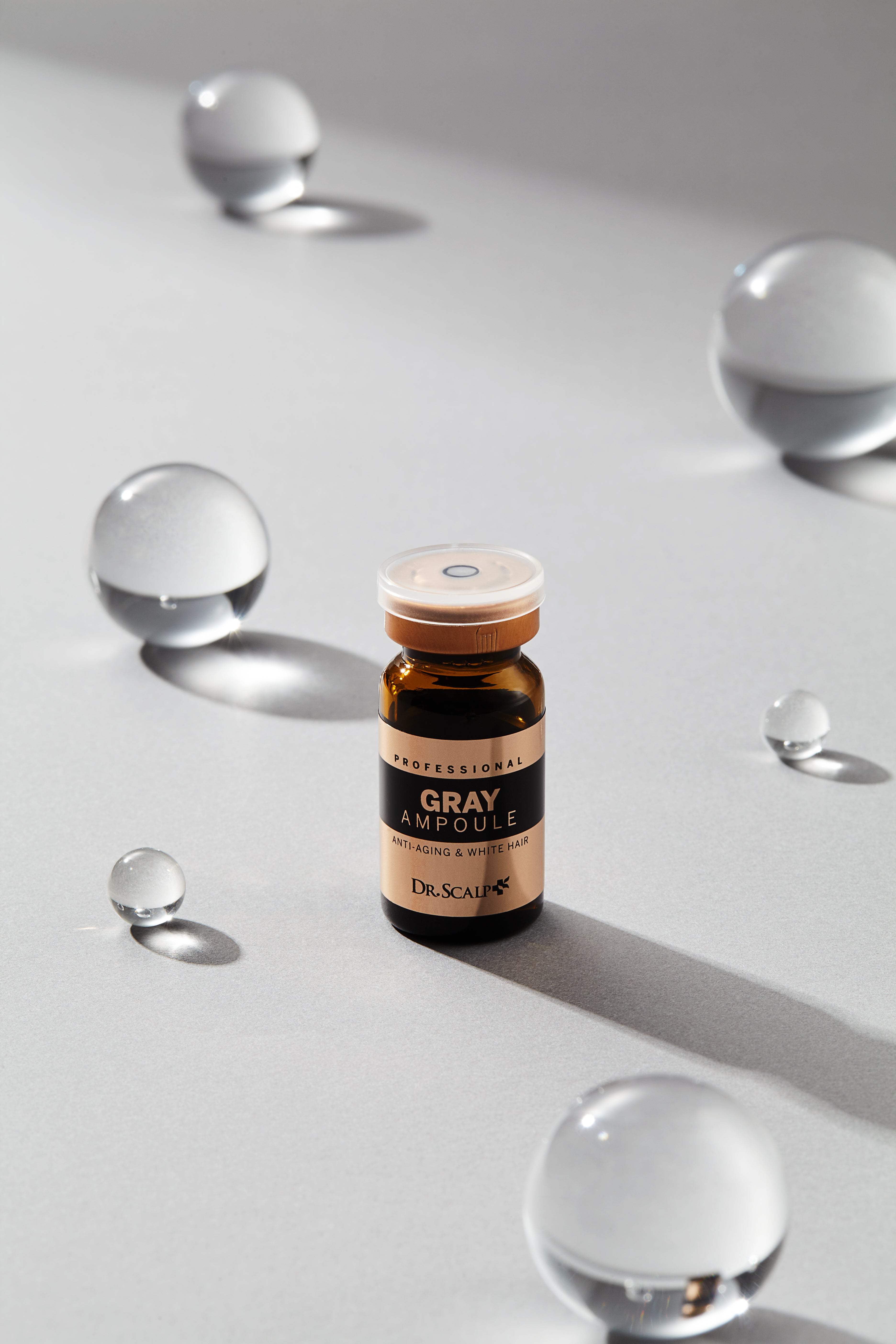 Dr.Scalp PRO Gray Ampoule - Anti-Greying Hair Serum for Men & Women