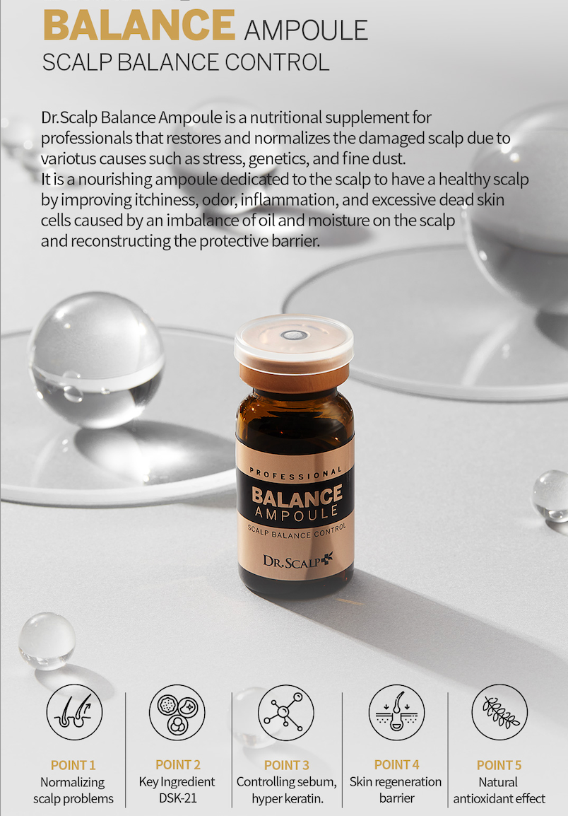 Dr.Scalp PRO Balance Ampoule - Hair Scalp Serum For Hair Growth for Men & Women
