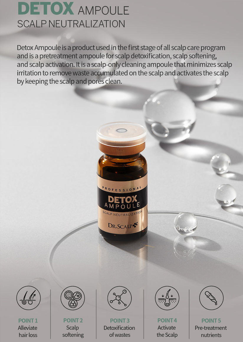 Dr.Scalp PRO Detox Ampoule - Scalp Relief Serum