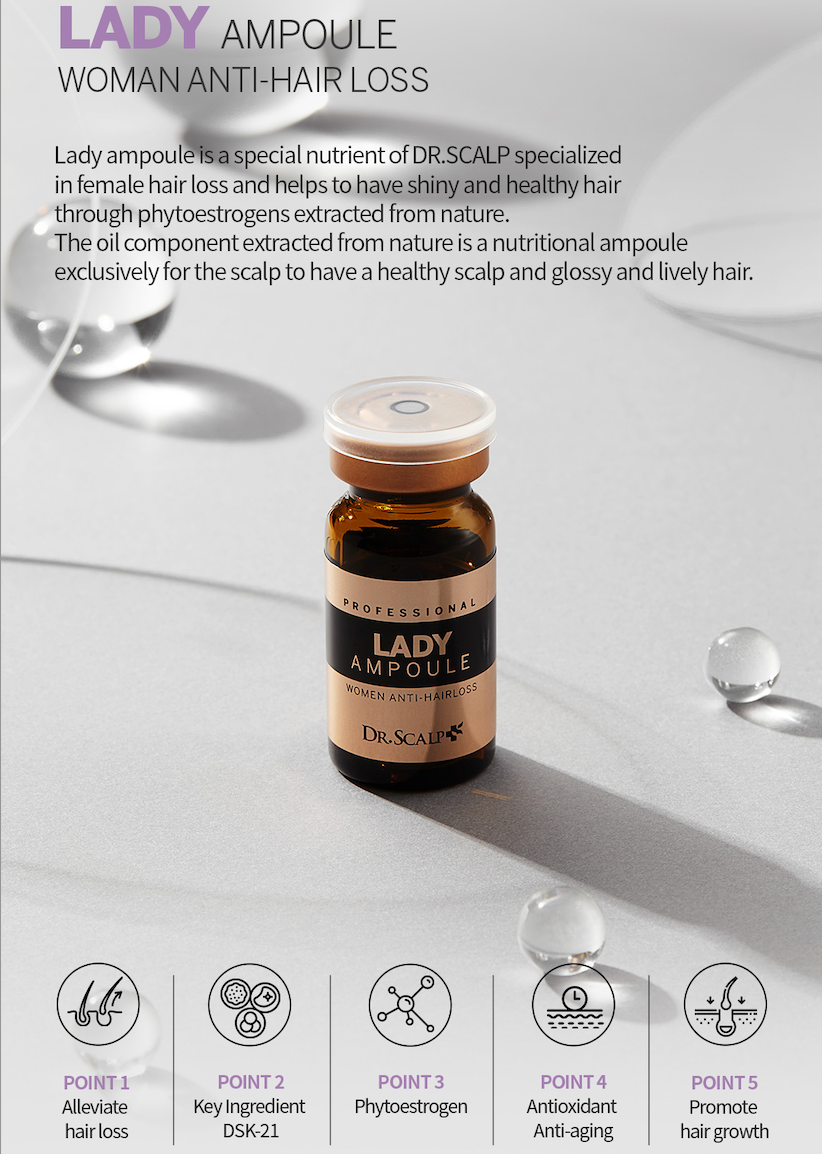 Dr.Scalp PRO Lady Ampoule - Hair Growth Serum For Women