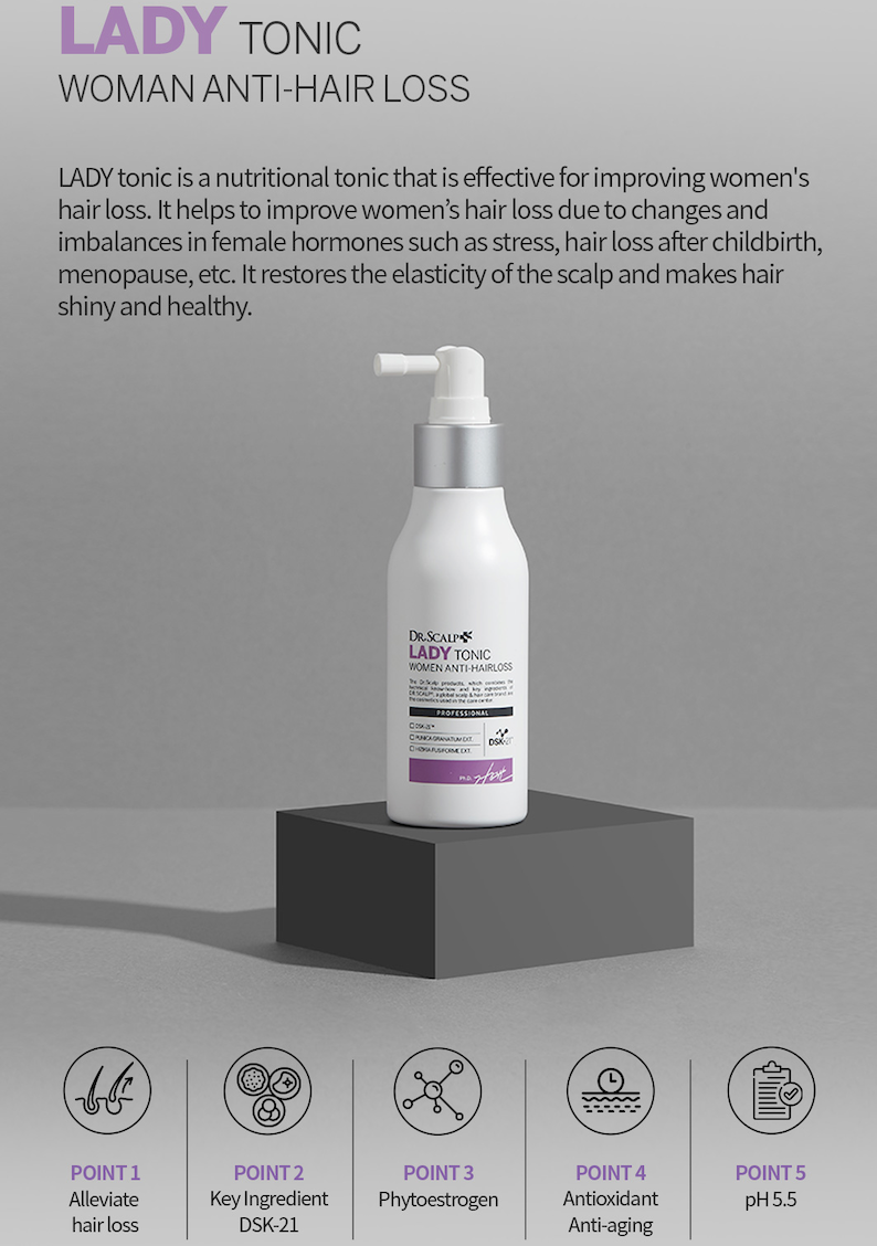 Lady Hair Tonic For Anti Hair Loss